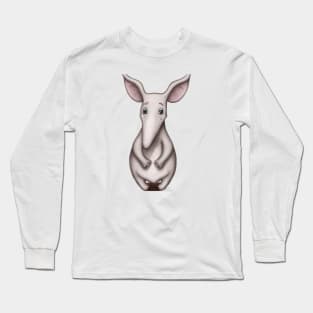 Cute Aardvark Drawing Long Sleeve T-Shirt